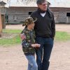 Peter Read and friend at Belgenny Farm