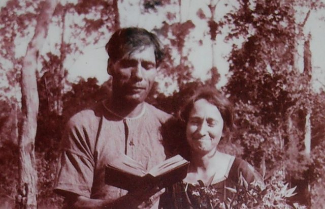 William & Maud Jonas at Elrington in Hunter Valley c1914. Courtesy Les Elvin